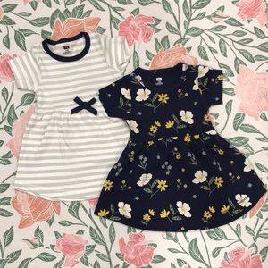 3-6 Month Stripe/ Floral Dresses